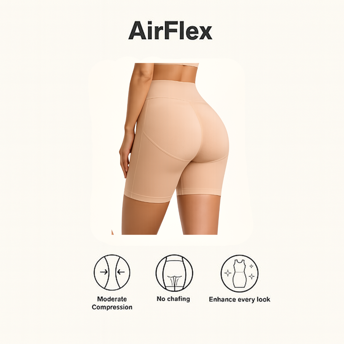Butt-Lifting Padded Shorts